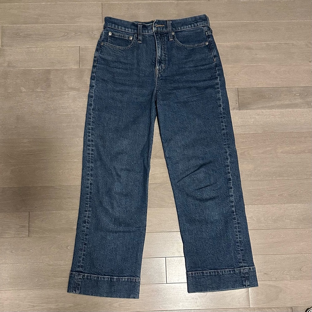 J crew slim wide leg jeans 27inseam